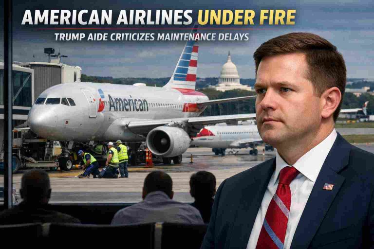 American Airlines Faces Criticism From Senior Trump Aide Over Maintenance Delay