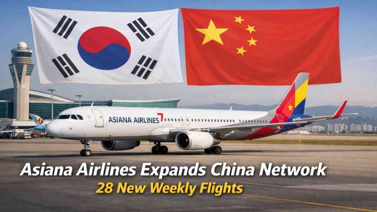 Asiana Airlines Expands China Network With 28 New Weekly Flights
