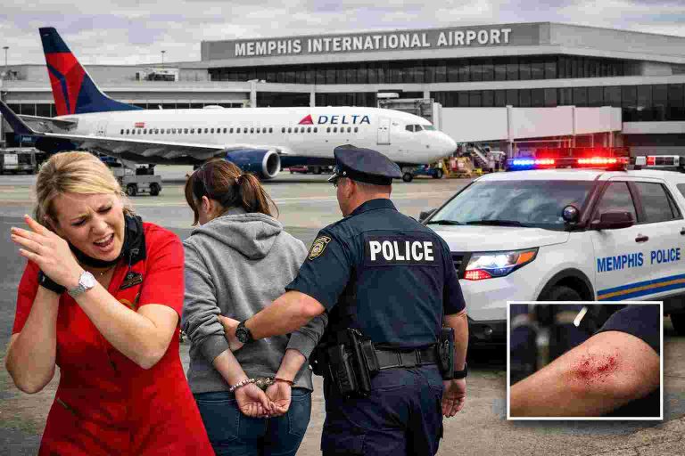 Delta Passenger Arrested at Memphis Airport After Alleged Assault on Crew, Officer