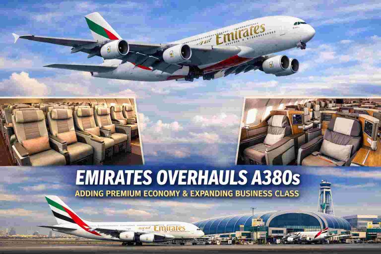 Emirates Cuts Capacity on High-Density A380s to Add Premium Seating