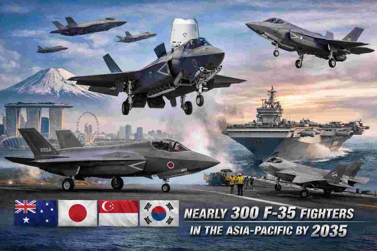 Lockheed Projects Nearly 300 F-35 Fighters in Asia-Pacific by 2035