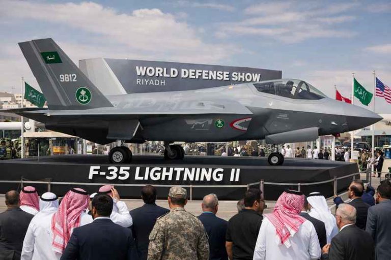 Saudi Arabia Showcases F-35 Mockup, Renewing Speculation Over Stealth Fighter Deal