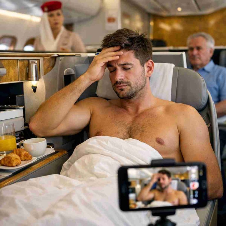 Emirates A380 Business Class Video Sparks Debate Over Inflight Etiquette