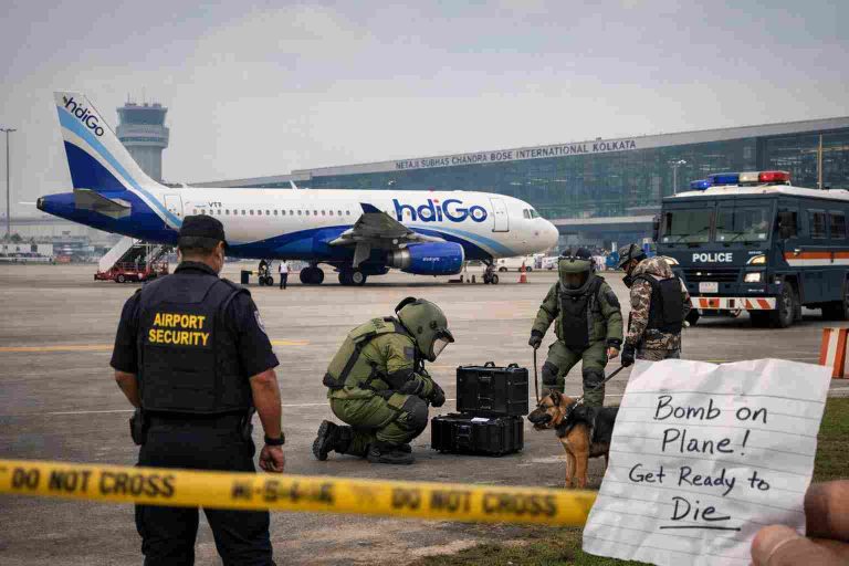 IndiGo Kolkata to Shillong Flight Halted After Bomb Threat Note Discovered During Boarding
