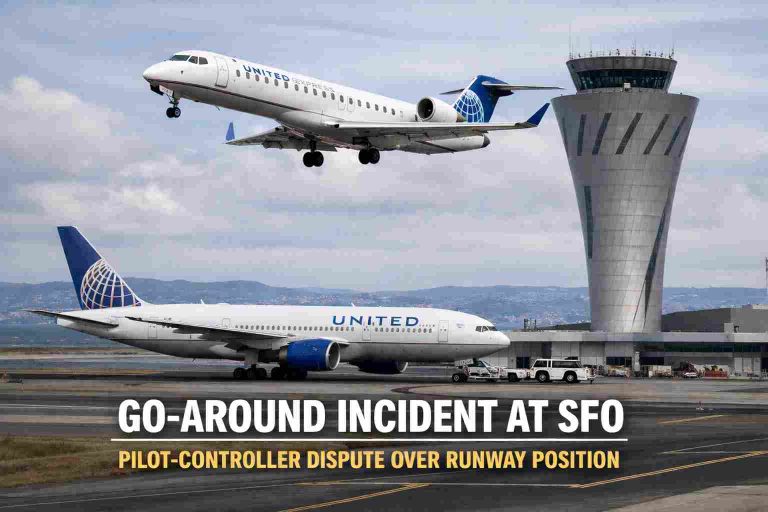 United Express Go-Around at SFO Highlights Pilot–Controller Judgment Call