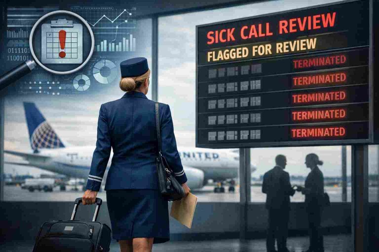 United Airlines Cracks Down on Sick Leave, Attendants Face Termination Surge United Airlines Cracks Down on Sick Leave, Attendants Face Termination Surge