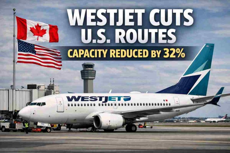 WestJet Slashes U.S. Network as Transborder Demand Softens