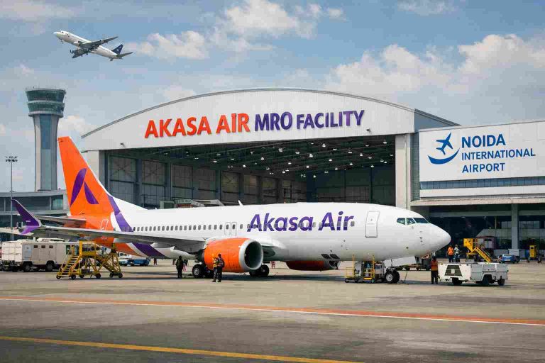 Akasa Air to Establish First India MRO Facility at Noida International Airport