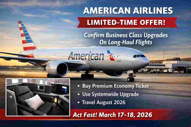 American Airlines Rolls Out Limited-Time Business Class Upgrade Promotion for AAdvantage Members American Airlines Rolls Out Limited-Time Business Class Upgrade Promotion for AAdvantage Members
