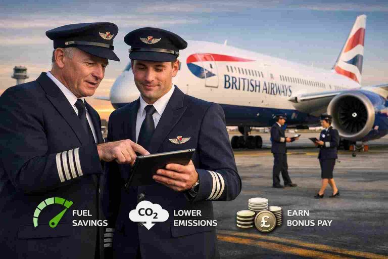 British Airways Proposes Pilot Pay Incentives to Cut Fuel Burn British Airways Proposes Pilot Pay Incentives to Cut Fuel Burn