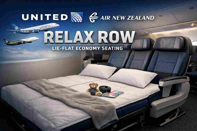 United Airlines Adopts Air New Zealand’s Economy Innovation with New “Relax Row” Seating