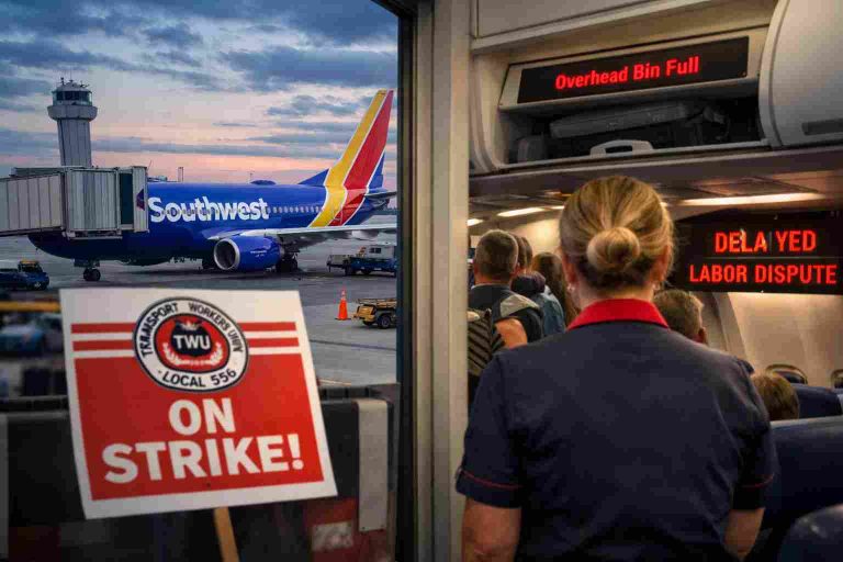 Southwest Faces Labor Clash as Boarding Changes Disrupt Turnaround Goals