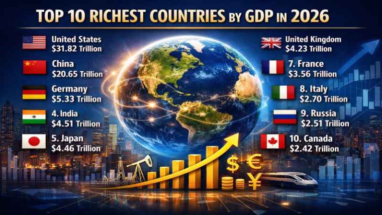Top 10 Richest Countries in 2026 Reflect Shifting Global Economic Power Top 10 Richest Countries in 2026 Reflect Shifting Global Economic Power