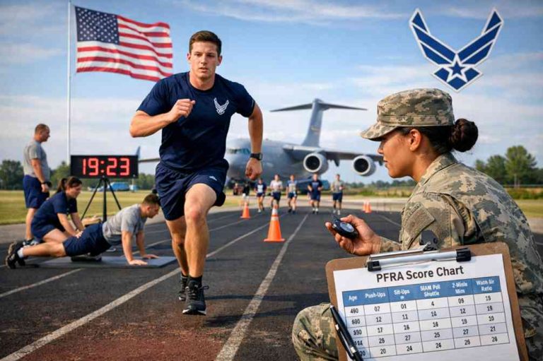 U.S. Air Force Updates PFRA Scoring Charts as New Fitness Test Enters Diagnostic Phase