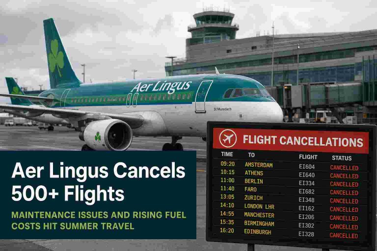 Aer Lingus Cancels 500+ Flights as Summer Travel Chaos Looms Aer Lingus Cancels 500+ Flights as Summer Travel Chaos Looms