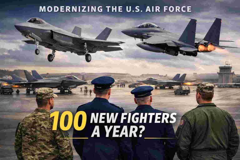 Largest Air Force Pushes for 100 New Fighters a Year to Stay Competitive