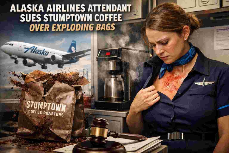 Alaska Airlines Attendant Files Lawsuit Against Stumptown Coffee Over Exploding Bags Alaska Airlines Attendant Files Lawsuit Against Stumptown Coffee Over Exploding Bags