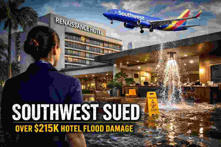 Southwest Airlines Faces 5K Lawsuit Over Hotel Flooding Incident Southwest Airlines Faces 5K Lawsuit Over Hotel Flooding Incident