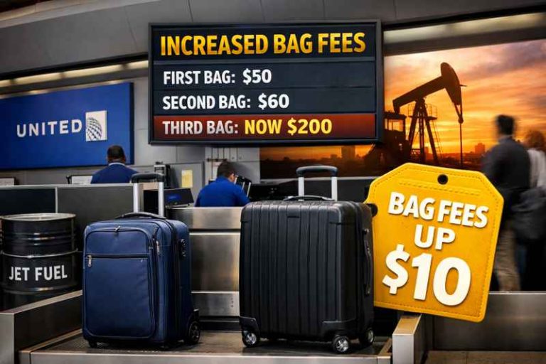 This Airline Just Increased Checked Bag Prices by  as Oil Costs Rise