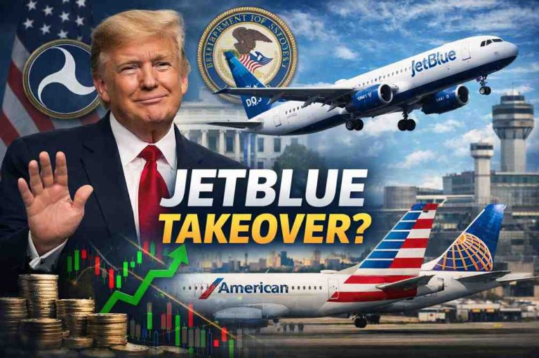 JetBlue Takeover Buzz Grows as Trump Administration Signals Openness to Airline Consolidation JetBlue Takeover Buzz Grows as Trump Administration Signals Openness to Airline Consolidation