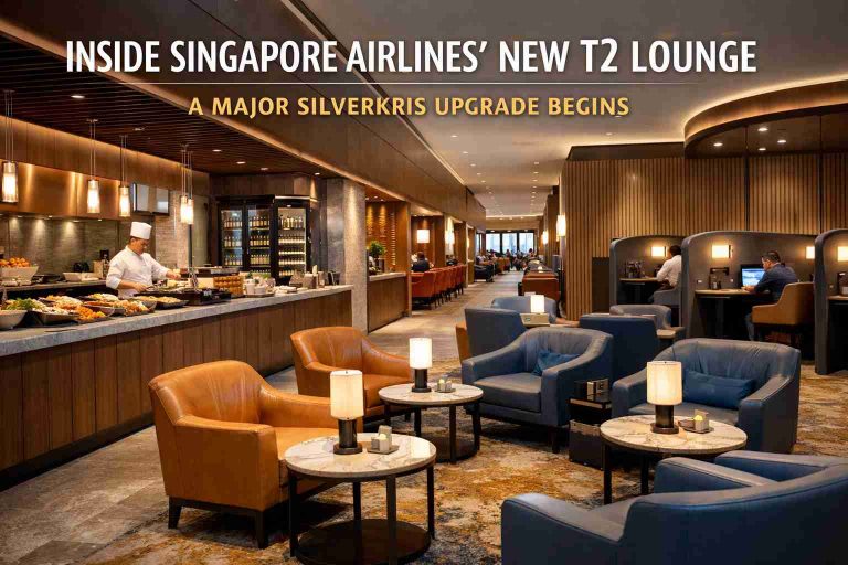 Inside Singapore Airlines’ New T2 Lounge: A Major SilverKris Upgrade Begins Inside Singapore Airlines’ New T2 Lounge: A Major SilverKris Upgrade Begins
