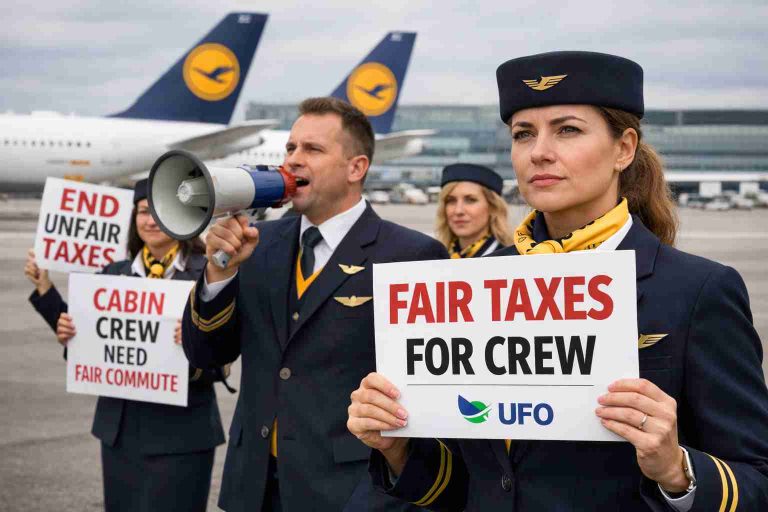 Lufthansa Cabin Crew Push Back Against New Tax Rules