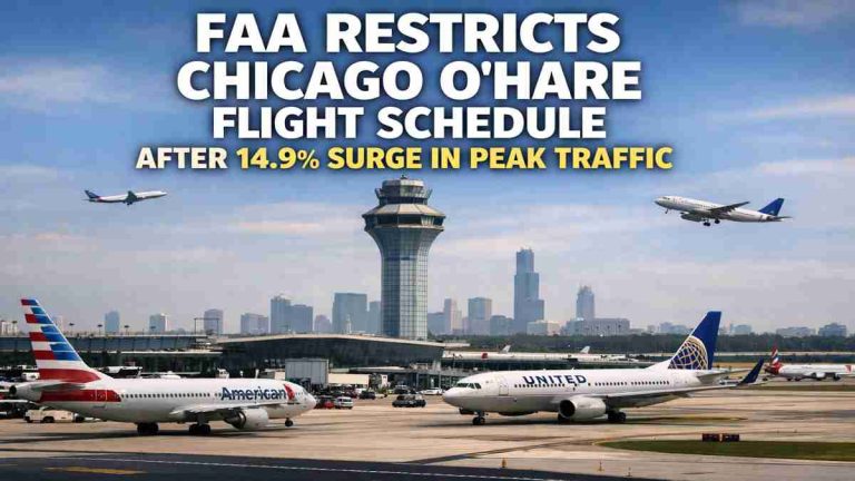 FAA Caps Chicago O’Hare Flights as Summer Travel Demand Strains Capacity