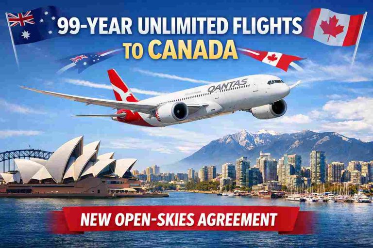 Qantas Seeks Long-Term Unlimited Flight Rights to Canada Under New Open-Skies Pact Qantas Seeks Long-Term Unlimited Flight Rights to Canada Under New Open-Skies Pact