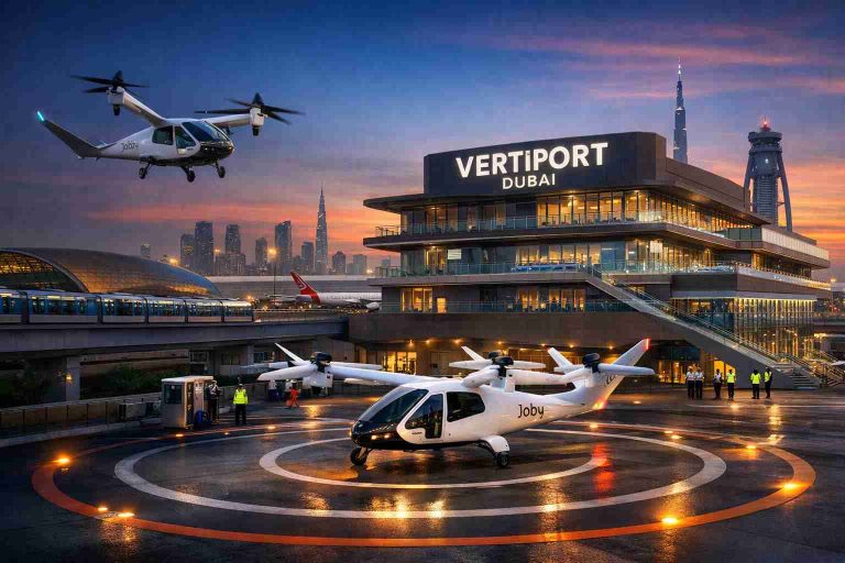 First Commercial Vertiport in the World Ready Near Dubai Airport