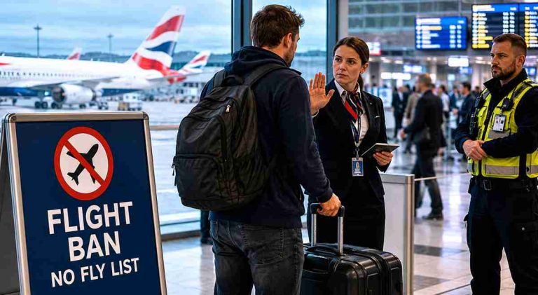 UK Government Considers Nationwide Flight Ban System as Unruly Passenger Incidents Surge