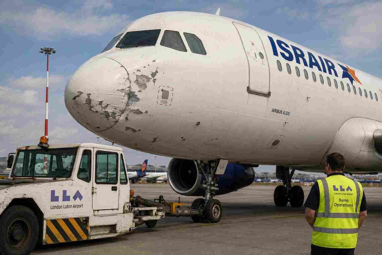 Israir Calls for UK Investigation After Third Aircraft Ground Collision at London Luton Airport